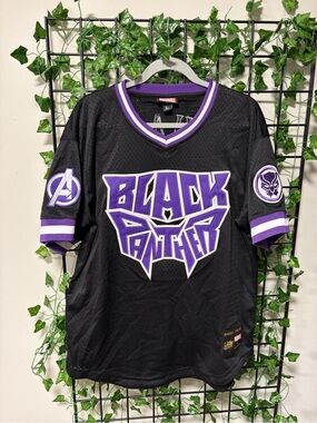 Marvel Black Panther Mesh Jersey - Black & Purple